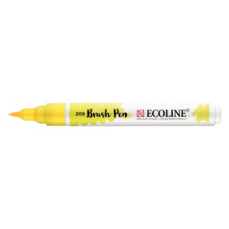 Fix akvarelový Ecoline štětečkový hrot, 205 Lemon Yellow