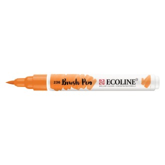 Fix akvarelový Ecoline štětečkový hrot, 236 Light Orange