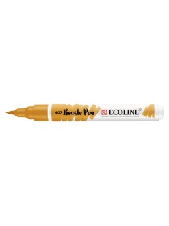 Fix akvarelový Ecoline štětečkový hrot, 407 Deep Ochre