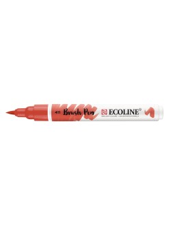 Fix akvarelový Ecoline štětečkový hrot, 411 Burnt Sienna