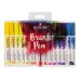 Ecoline Brush pen - sada akvarelových fixů, 30ks