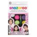 Snazaroo - barvy na obličej, 8x2,1 g, štěteček