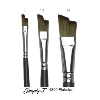 Štetec Simply-T Academy, Flat/slant "schody"