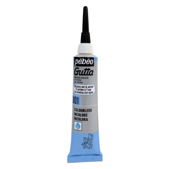 Kontura na hedvábí Pébéo Gutta 20 ml, 01 - Bezbarvá