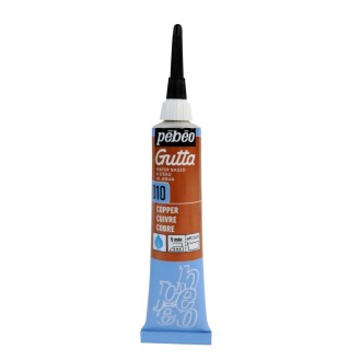 Kontura na hedvábí Pébéo Gutta 20 ml, 10 - Měděná