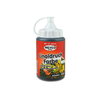 Barva na linoryt Meyco černá (black) 200 ml
