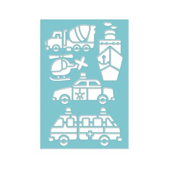 Šablona policie 19 x 28 cm