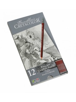 Cretacolor Cleos - sada 12 ks grafitových tužek