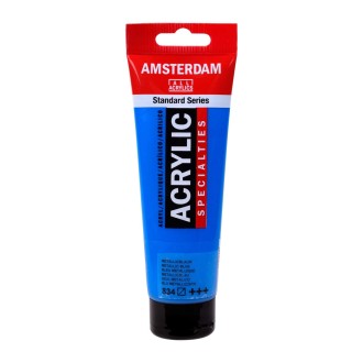 ROYAL TALENS Akrylová barva AMSTERDAM 120 ml, 834 - Metallic Blue