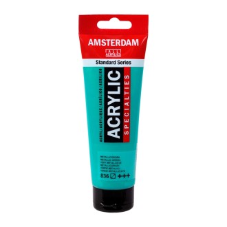 ROYAL TALENS Akrylová barva AMSTERDAM 120 ml, 836 - Metallic Green