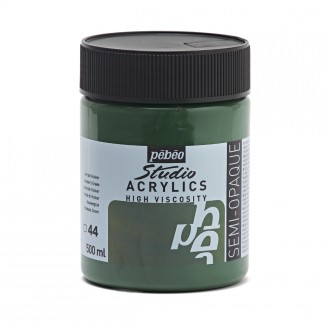 Akrylová barva Pébéo Studio Acrylics 500 ml, 44 - zelená Hooker
