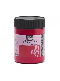 Akrylová barva Pébéo Studio Acrylics 500 ml, 50 - purpurová (magenta)