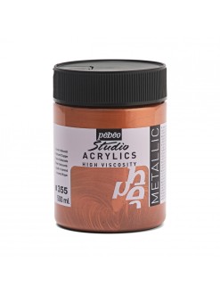 Akrylová barva Pébéo Studio Acrylics 500 ml, 355 - měděná