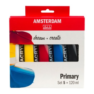 AMSTERDAM sada akrylových barev Standard series pro míchání 5x120ml
