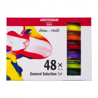 AMSTERDAM sada akrylových barev Standard series 48x20 ml