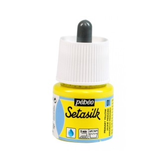 Pébéo Setasilk barva na hedvábí 45 ml, Základní žlutá