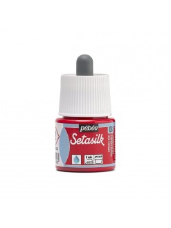 Pébéo Setasilk barva na hedvábí 45 ml, Hermes červená