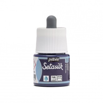 Pébéo Setasilk barva na hedvábí 45 ml, Námořní modř