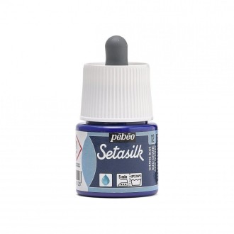Pébéo Setasilk barva na hedvábí 45 ml, Modrá Gitane