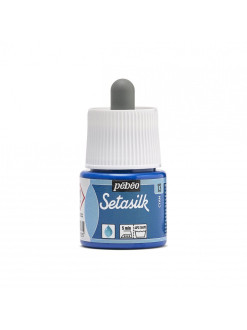 Pébéo Setasilk barva na hedvábí 45 ml, Cyan