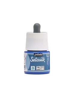 Pébéo Setasilk barva na hedvábí 45 ml, Azurová
