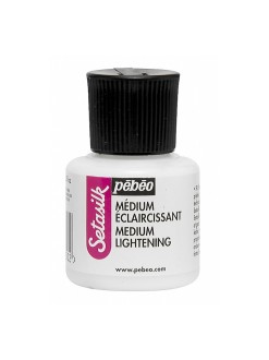 Pébéo Setasilk médium pro zesvětlování barev (Lightening medium), 45 ml