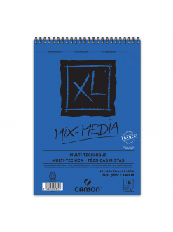 Canson XL Mix Media skicák,kroužk.vazba A5 (15archů,300g,14.8x21cm)
