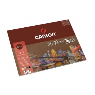 Canson Mi Teintes Touch skicák - 4 barvy,12 listů,350g, A3