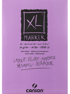 Canson XL Marker blok (bílý, A3, 100 archů, 70 g)