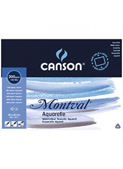 Canson MONTVAL arch 50 x 65 cm, 300g, za studena lisovaný (cold pressed)