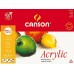 Canson Akryl blok 10listů, 24×32 cm, 400 g