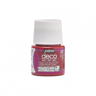 PÉBÉO DECO Akrylová barva 45 ml matná tekutá, 24 - Červená