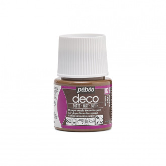 PÉBÉO DECO Akrylová barva 45 ml matná tekutá, 29 - Hnědá