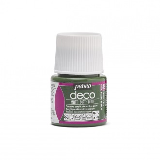 PÉBÉO DECO Akrylová barva 45 ml matná tekutá, 49 - Forest Green
