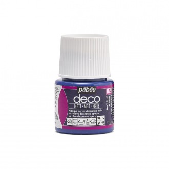 PÉBÉO DECO Akrylová barva 45 ml matná tekutá, 79 - Navy Blue
