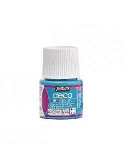 PÉBÉO DECO Akrylová barva 45 ml matná tekutá, 80 - Caribbean Blue