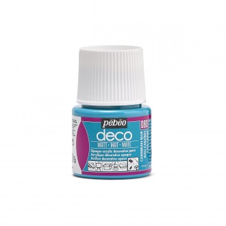 PÉBÉO DECO Akrylová barva 45 ml matná tekutá, 80 - Caribbean Blue