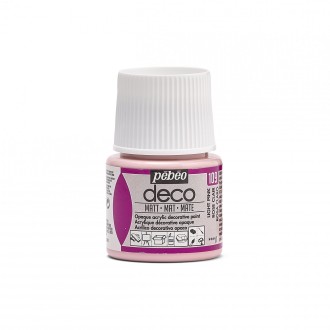 PÉBÉO DECO Akrylová barva 45 ml matná tekutá, 109 - Light Pink