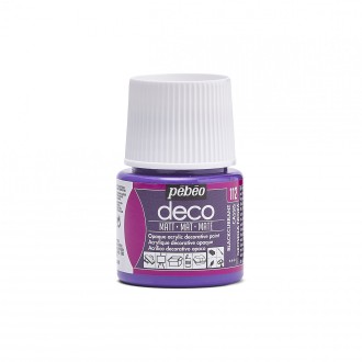 PÉBÉO DECO Akrylová barva 45 ml matná tekutá, 112 - Blackcurrant