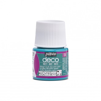 PÉBÉO DECO Akrylová barva 45 ml matná tekutá, 114 - Oriental Blue