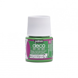 PÉBÉO DECO Akrylová barva 45 ml matná tekutá, 115 - Amazonia Green
