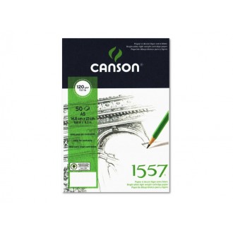 Canson 1557 skicový blok (A5, 120 g, 50 listů)