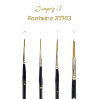 Štětec na akvarel Fontaine - liner
