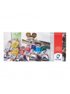 Sada akrylových barev Van Gogh 10x40 ml s příslušenstvím