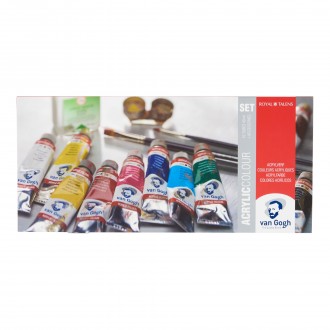 Sada akrylových barev Van Gogh 10x40 ml s příslušenstvím