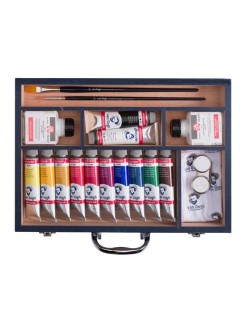 VAN GOGH kufříkový set akrylové  barvy Starter Box 12x40 ml + příslušenství