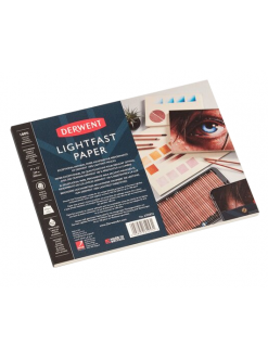 Derwent Lightfast Paper pad 17,8 x 25,4 cm 100% bavlna, 300 g/m2