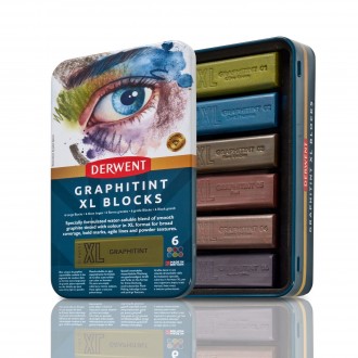 Derwent Graphitint XL Blocks 6ks