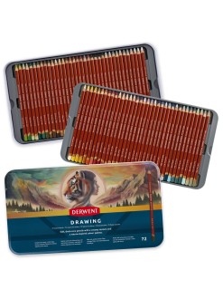 Derwent Drawing - sada uměleckých pastelek 72 ks