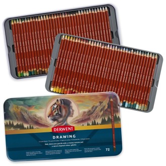 Derwent Drawing - sada uměleckých pastelek 72 ks